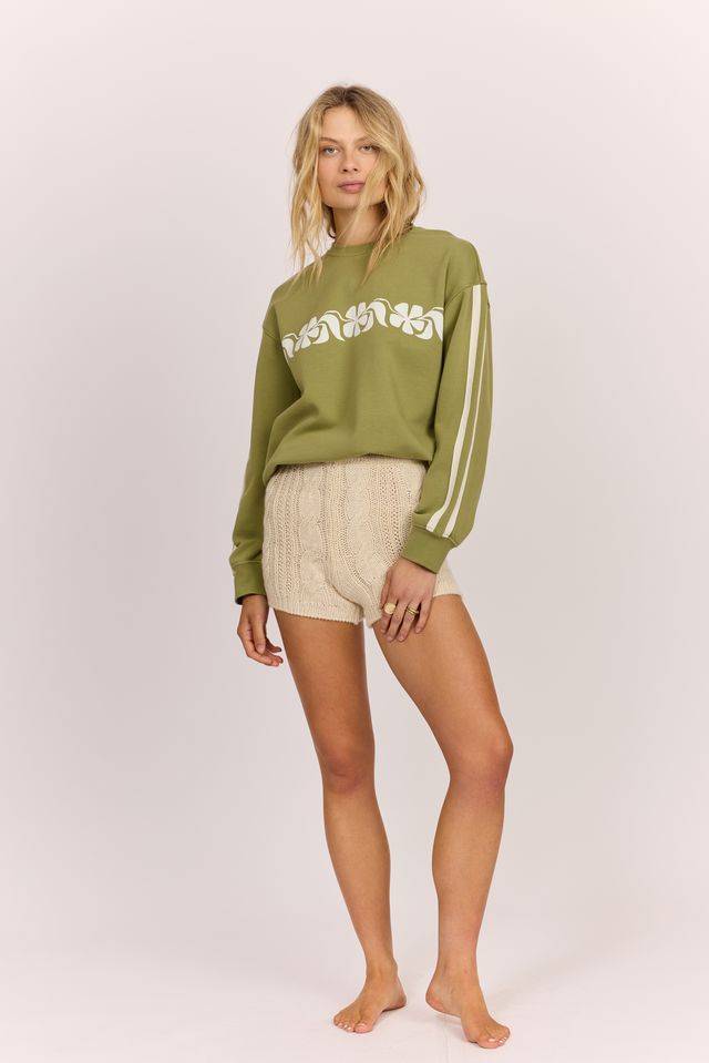 Sisstrevolution Sundown Fleece ladies sweater Sisstrevolution army S