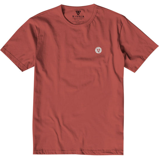 Vissla Raditude Organic Tee - Rusty Red tee shirt Vissla
