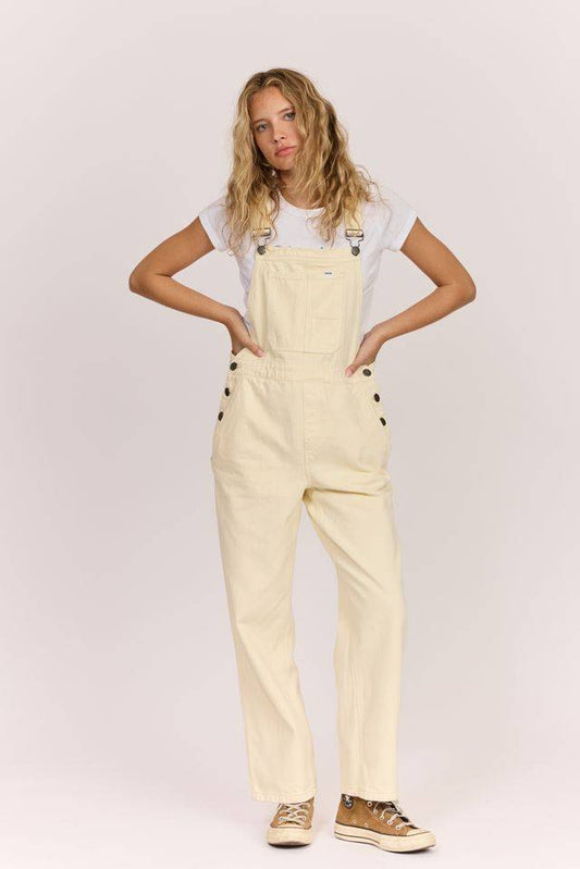 Sisstr Kick Back Woven Overall ladies jump suit Sisstrevolution Sea Salt S