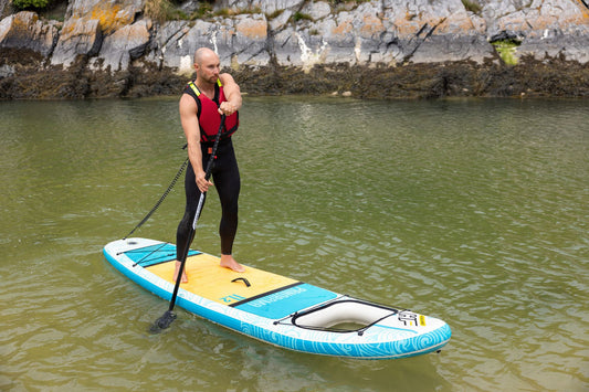 Hydro-Force 11ft 2in Inflatable Paddle Board SUP Panorama Set