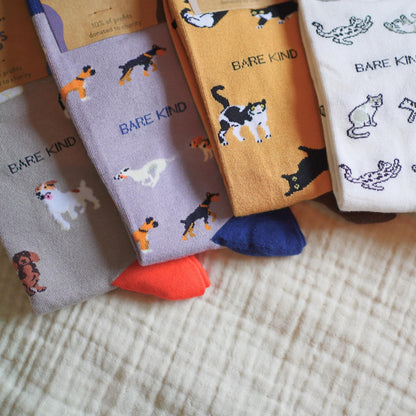 The Paws & Claws Bamboo Sock Set Socks Bare Kind