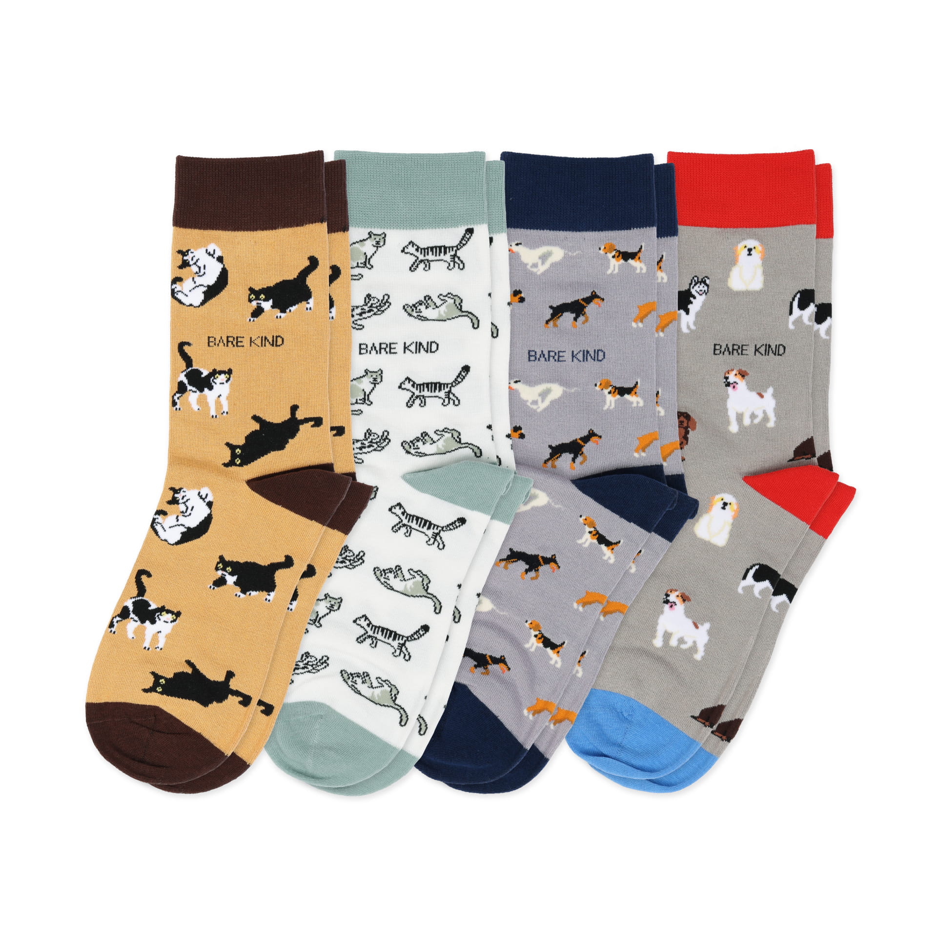 The Paws & Claws Bamboo Sock Set Socks Bare Kind
