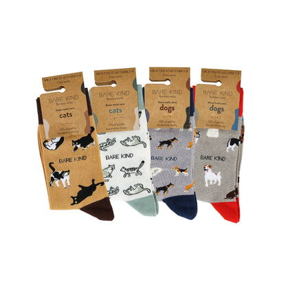 The Paws & Claws Bamboo Sock Set Socks Bare Kind