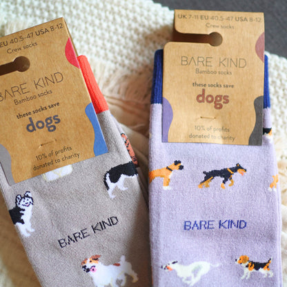 The Paw-some Duo Bamboo Sock Set Socks Bare Kind
