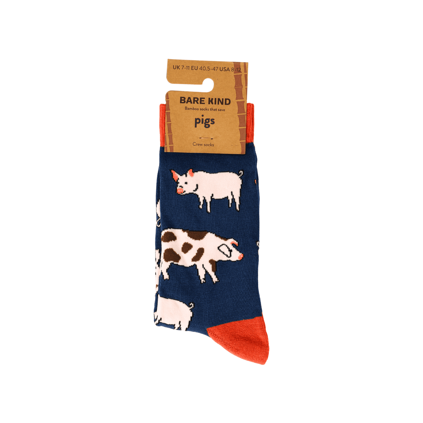 Save the Pigs Bamboo Socks Socks Bare Kind