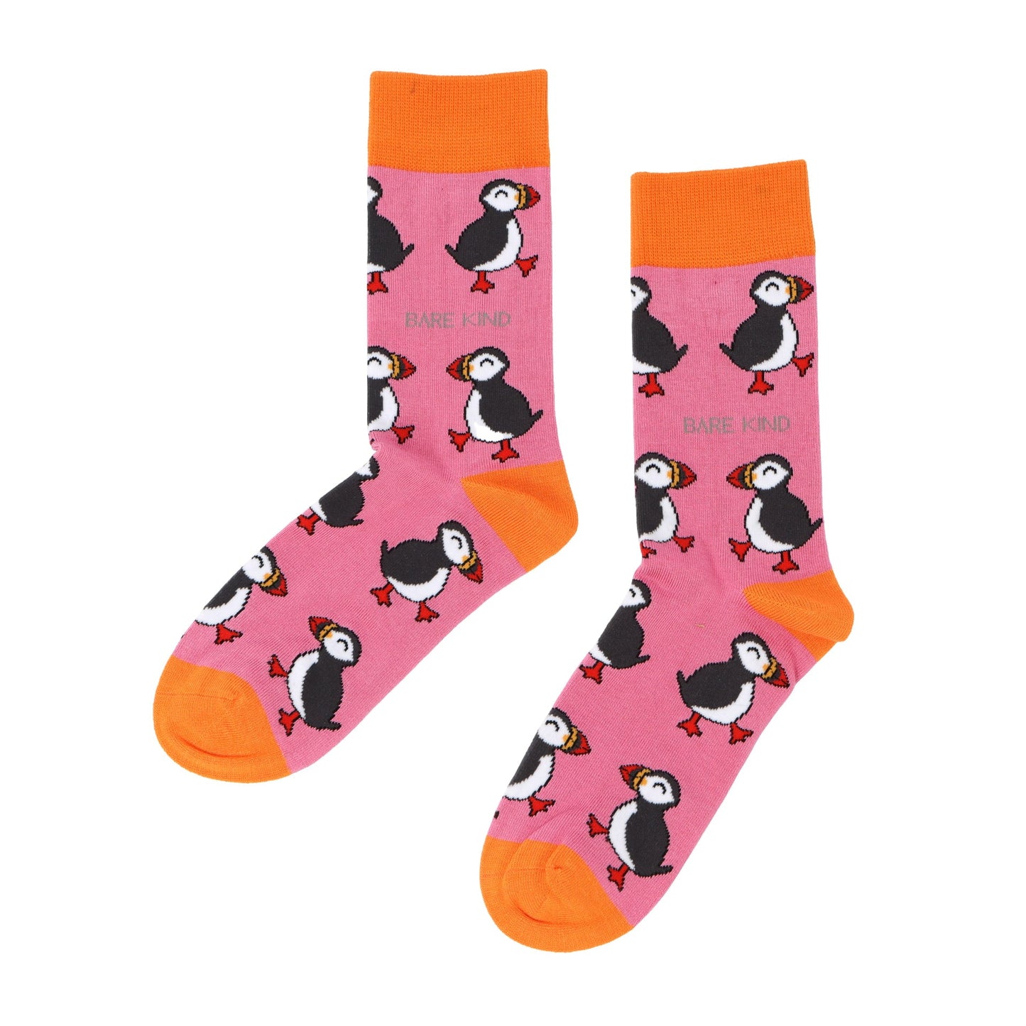 Save the Pink Puffin Bamboo Socks Socks Bare Kind