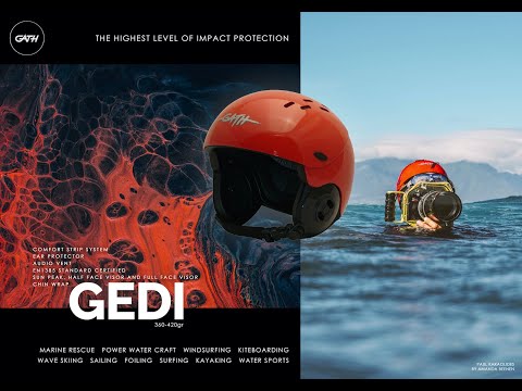 GATH GEDI Helmet White Gloss Helmet Gath