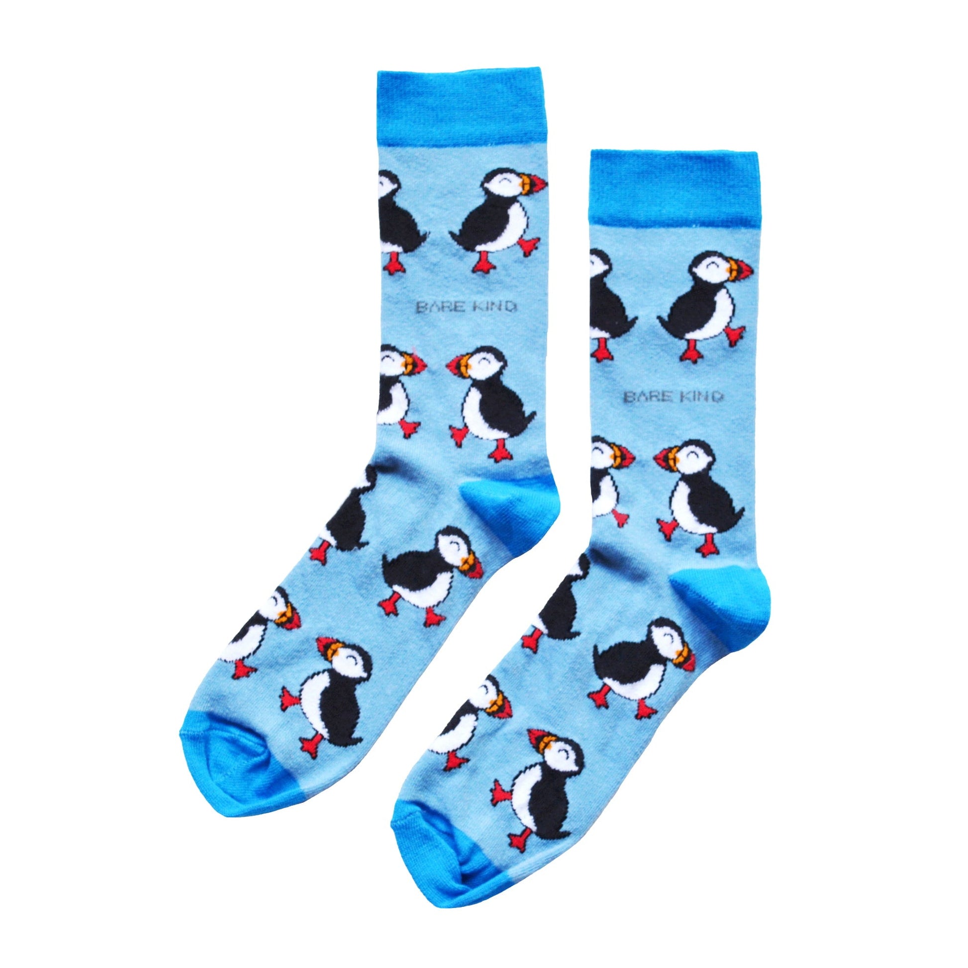 Puffin Couple 2 Pack Bamboo Sock Set Socks Bare Kind