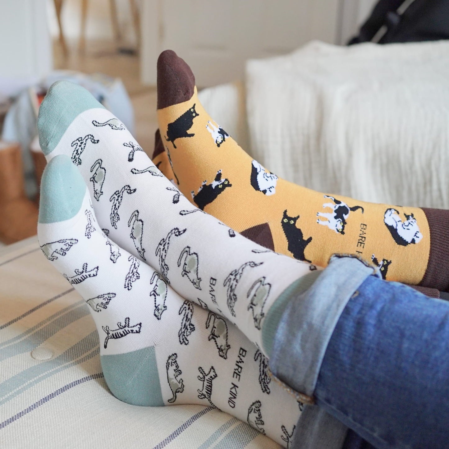 The Purr-fect Pair Bamboo Sock Set Socks Bare Kind
