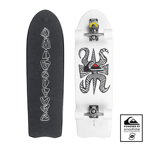 Quiksilver Powered By SmoothStar Mystic Skateboard 33" - Bob Gnarly Surf
