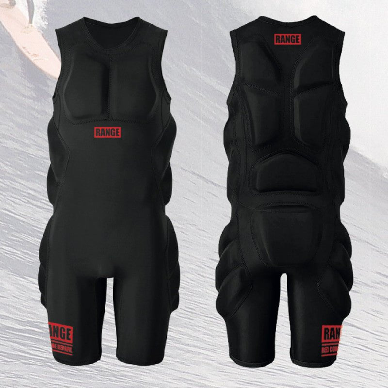 Range Full Impact Short John Suit impact vest Range Black S