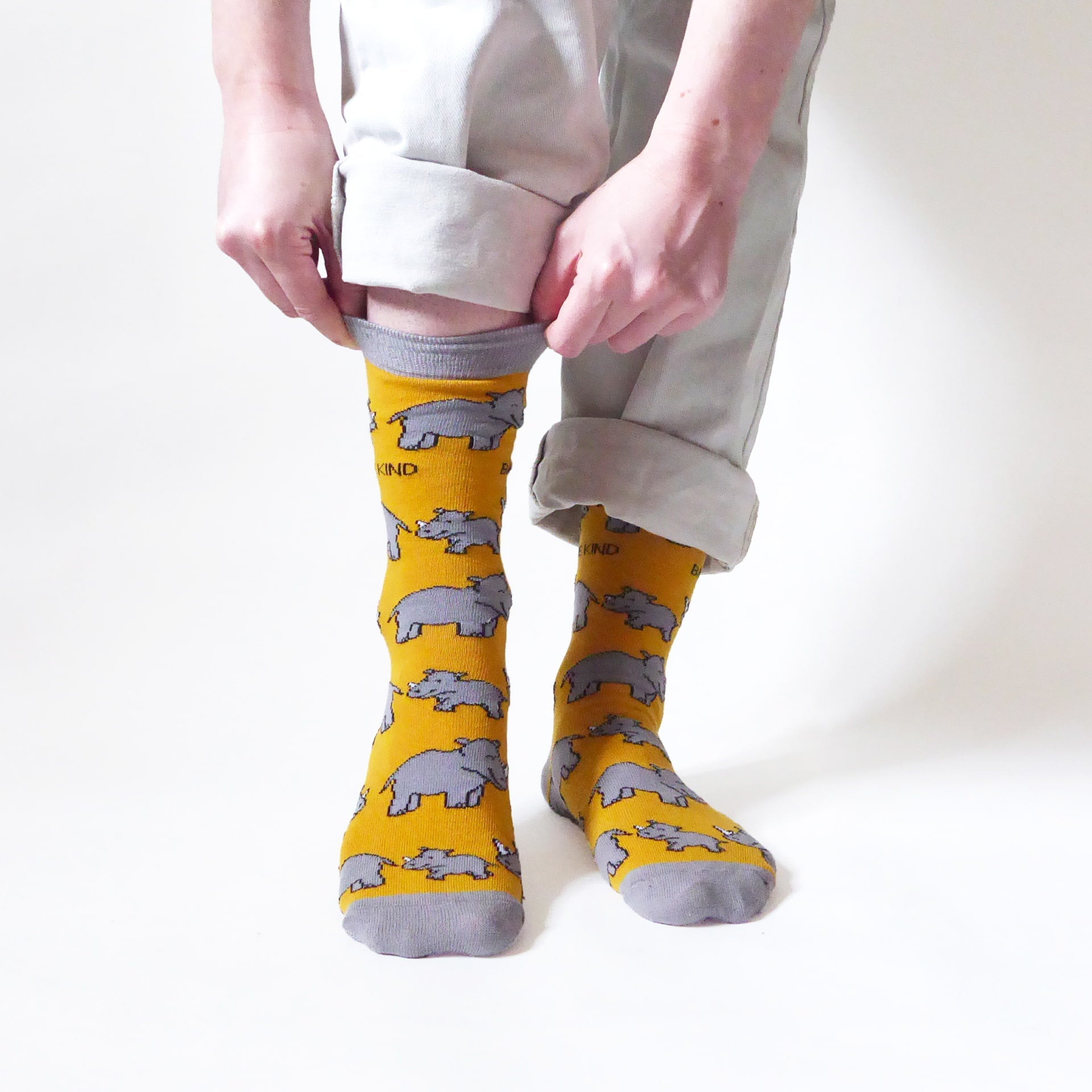 Yellow Lover 5 Bamboo Sock Set Socks Bare Kind