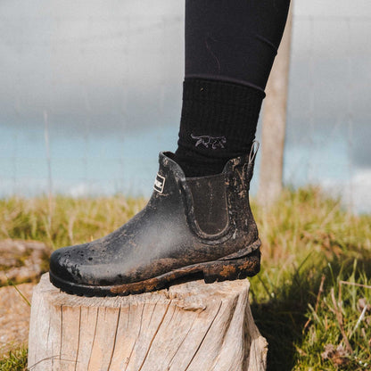 Black & White Ribbed 2 Pack Bamboo Sock Set Ribbed Socks Bare Kind