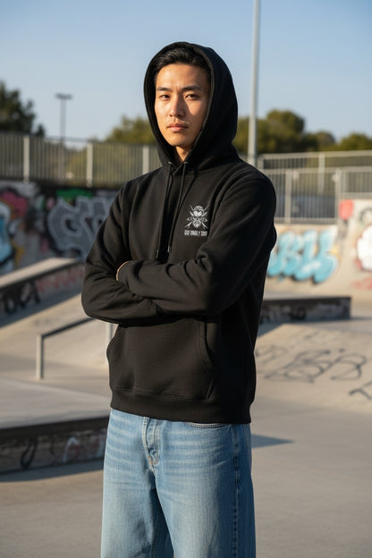 Bob Gnarly Surf Skull & Crossboards Classic Hoodie Hoodies Bob Gnarly Surf