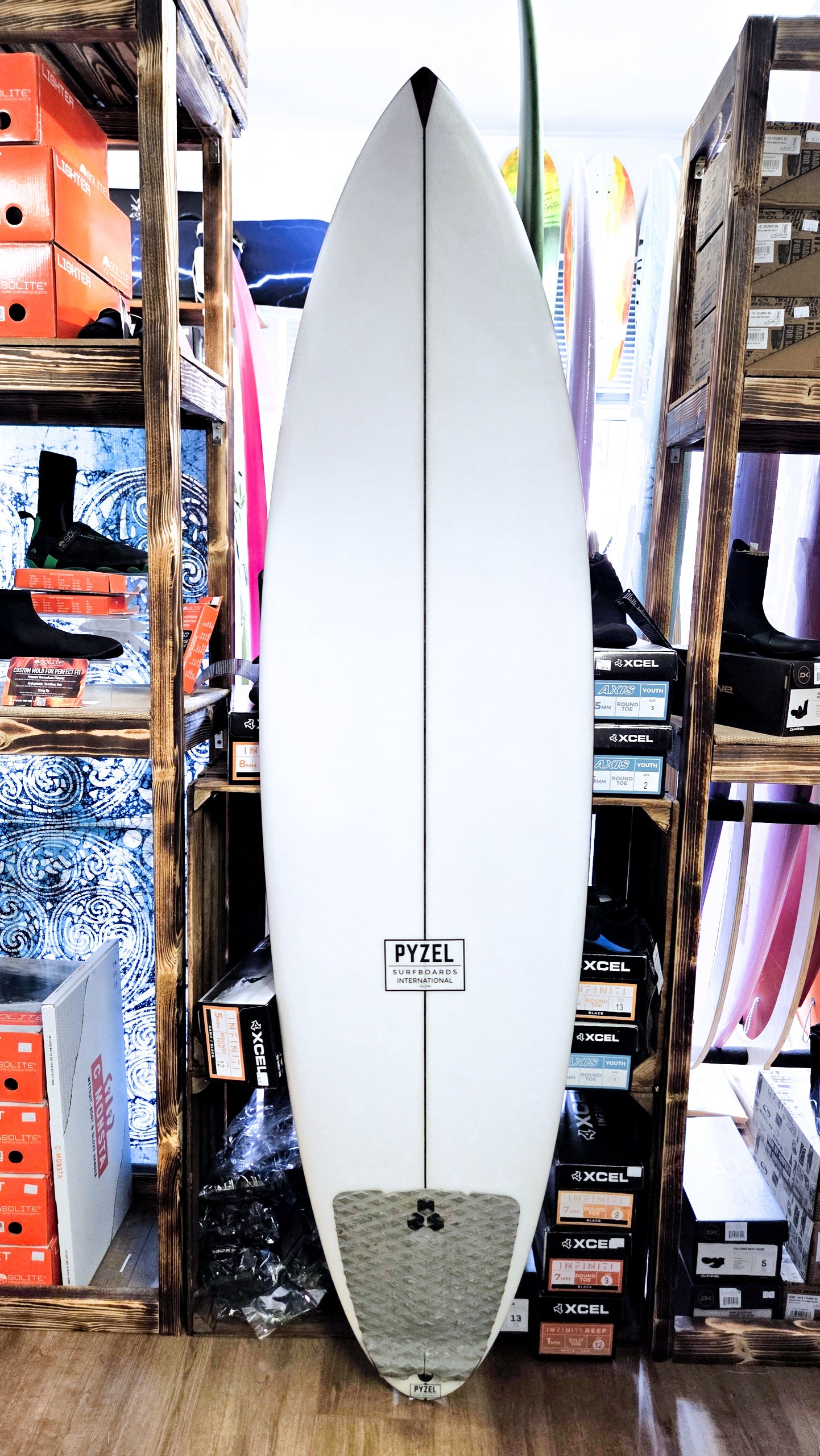 Pyzel Crisis Twin 6'8 (USED) Futures Surfboard Surfboards Pyzel