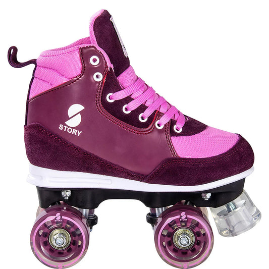 Story Duster Side by Side Skates roller skates Story Wine UK5
