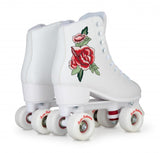 Rookie Quad Rollerskates Rosa White Adult Kids Roller Boots - Bob Gnarly Surf