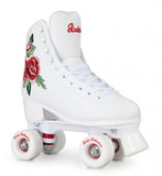 Rookie Quad Rollerskates Rosa White Adult Kids Roller Boots - Bob Gnarly Surf