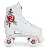 Rookie Quad Rollerskates Rosa White Adult Kids Roller Boots - Bob Gnarly Surf