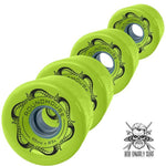 Roundhouse Wheels - 65mm Slick - Green Glo (83A) - Bob Gnarly Surf