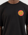 Santa Cruz Classic Dot T-Shirt Black - Bob Gnarly Surf