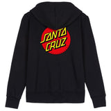 Santa Cruz Classic Dot Women's Hoodie Black - Bob Gnarly Surf