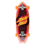 Santa Cruz Flame Dot Shark Carver CX Surfskate - Bob Gnarly Surf