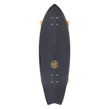 Santa Cruz Flame Dot Shark Carver CX Surfskate - Bob Gnarly Surf