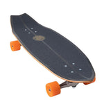 Santa Cruz Flame Dot Shark Carver CX Surfskate - Bob Gnarly Surf