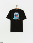 Santa Cruz Screaming Wave T-Shirt Black - Bob Gnarly Surf