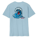 Santa Cruz Screaming Wave T-Shirt Sky Blue - Bob Gnarly Surf
