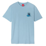 Santa Cruz Screaming Wave T-Shirt Sky Blue - Bob Gnarly Surf