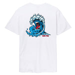 Santa Cruz Screaming Wave T-Shirt White - Bob Gnarly Surf