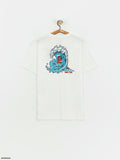 Santa Cruz Screaming Wave T-Shirt White - Bob Gnarly Surf