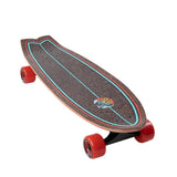 Santa Cruz Skateboards Classic Wave Splice Shark Cruiser - Bob Gnarly Surf