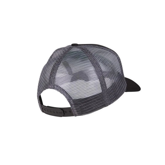 Santa Cruz Trucker Cap Burst Oval Dot Meshback Black - Bob Gnarly Surf