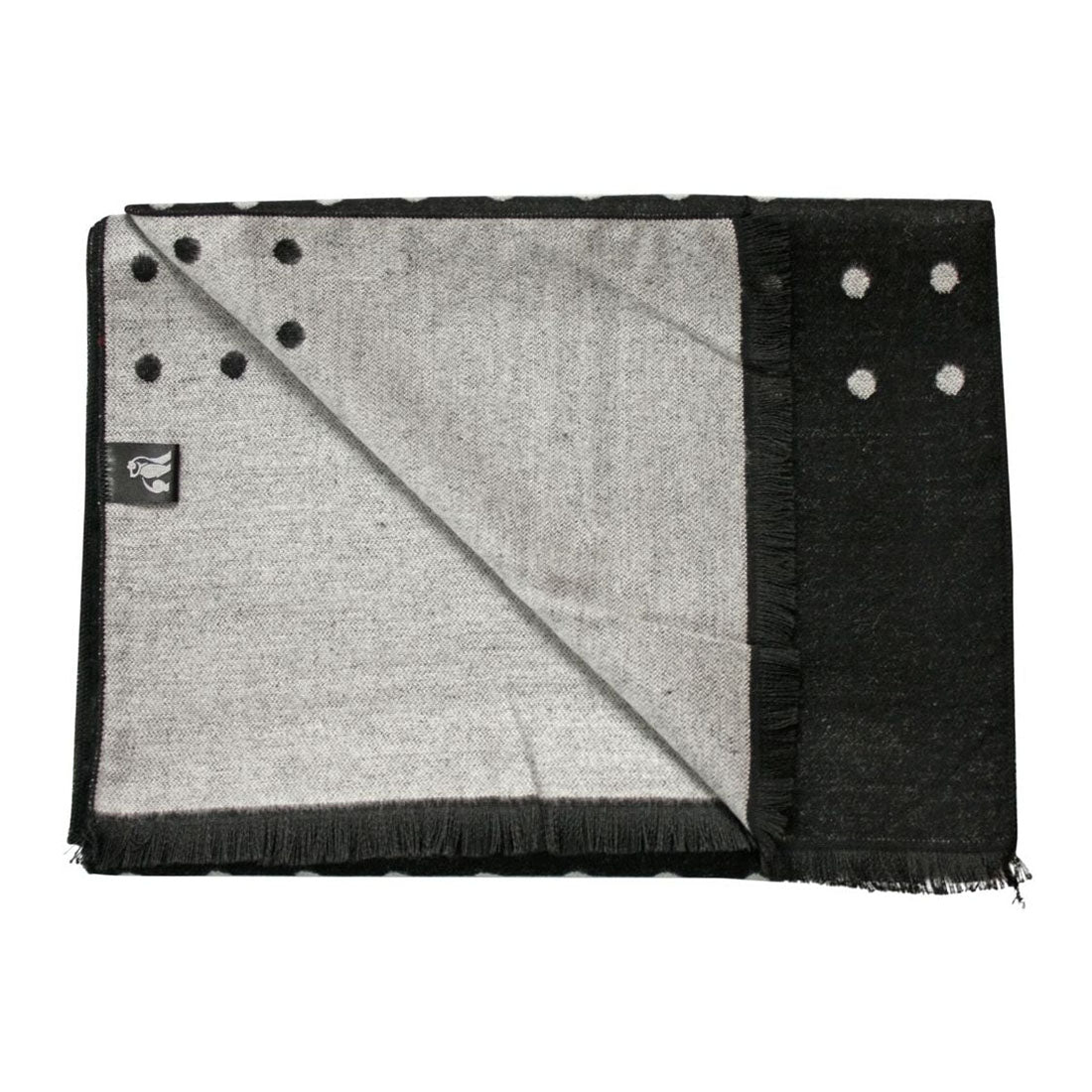 Black and White Spot Bamboo Scarf Scarves Swole Panda