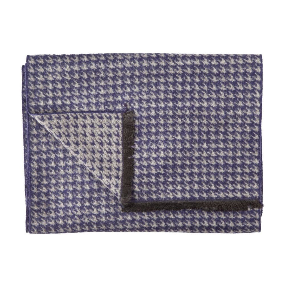 Blue Houndstooth Bamboo Scarf Scarves Swole Panda