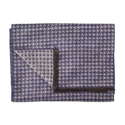 Blue Houndstooth Bamboo Scarf Scarves Swole Panda