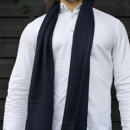 Navy Bamboo Scarf Scarves Swole Panda