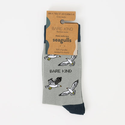Save the Seagull Bamboo Socks Socks Bare Kind
