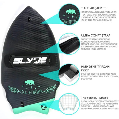 Slyde Handboards The Wedge - Black Hole Sun Handplane Slyde