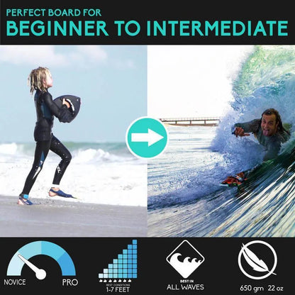 Slyde Handboards The Wedge - Black Hole Sun Handplane Slyde