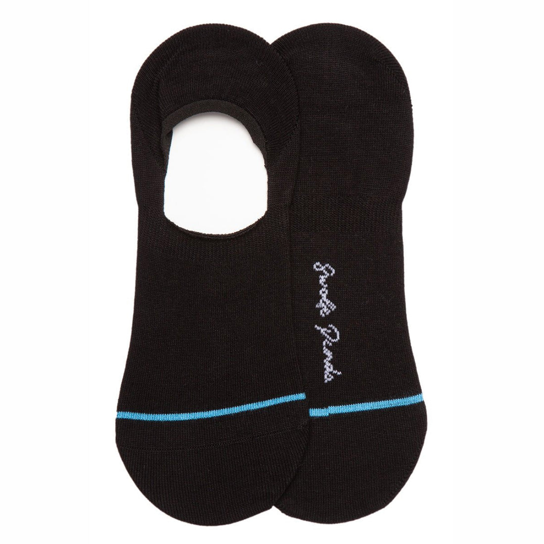Black "No-Show" Bamboo Socks Socks Swole Panda UK 4-7 (US 5-7.5 / EU 37-40)