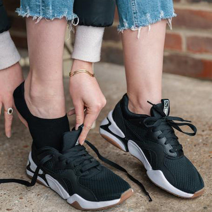 Black "No-Show" Bamboo Socks Socks Swole Panda