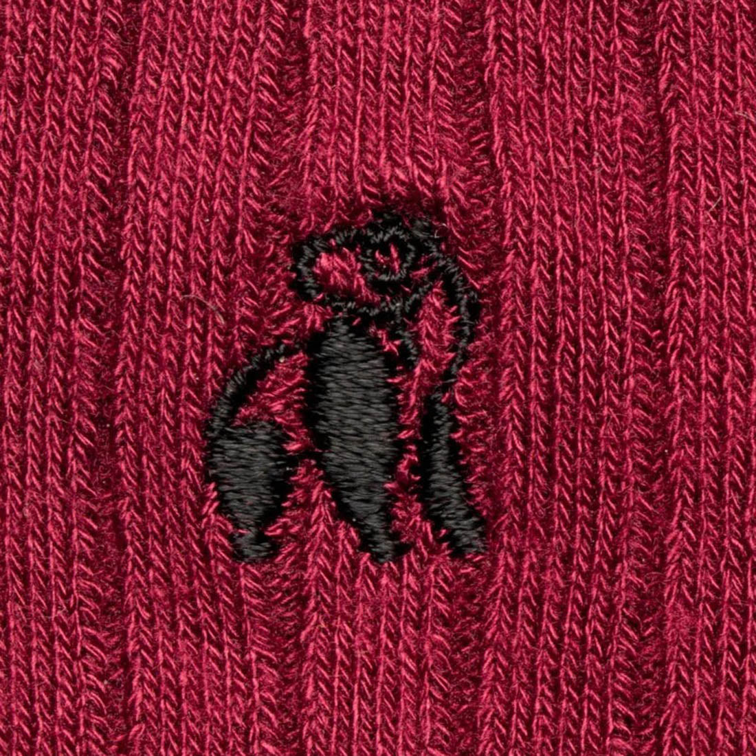 Burgundy Bamboo Socks (Comfort Cuff) Socks Swole Panda