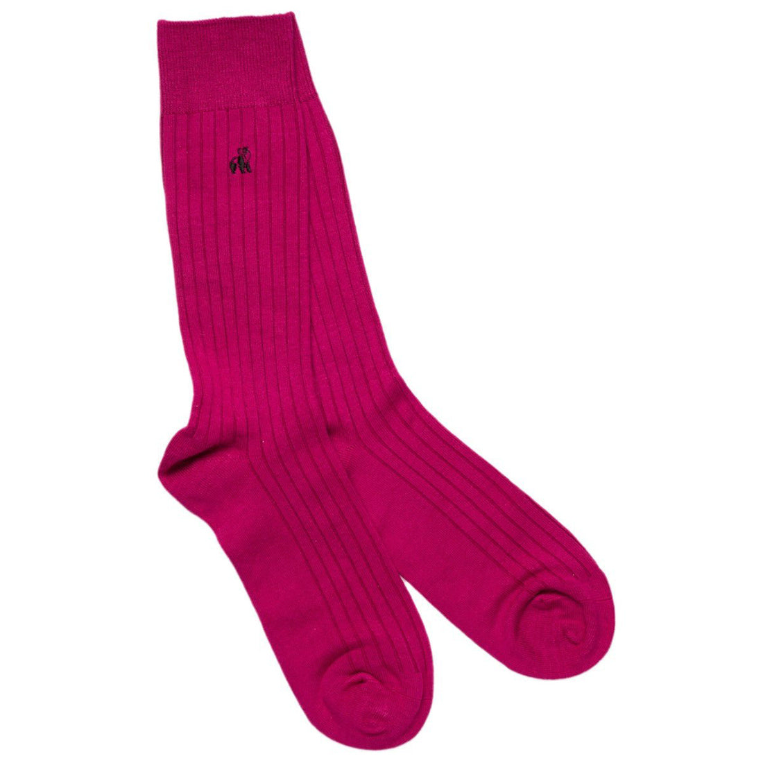 Cerise Bamboo Socks (Comfort Cuff) Socks Swole Panda