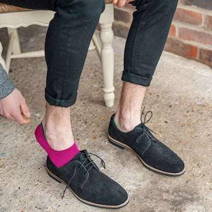 Cerise "No-Show" Bamboo Socks Socks Swole Panda