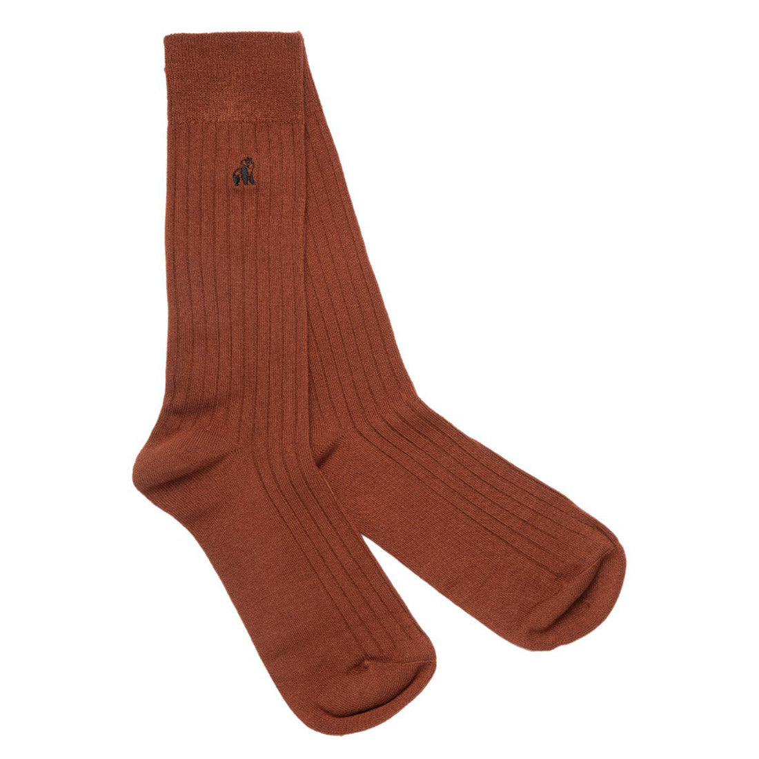 Chestnut Brown Bamboo Socks Socks Swole Panda