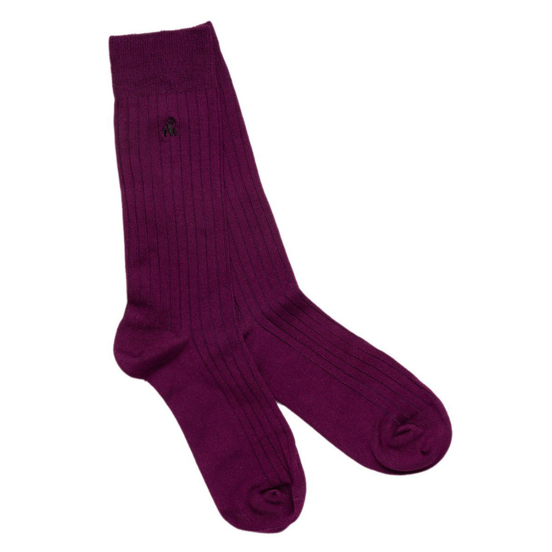 Deep Purple Bamboo Socks Socks Swole Panda